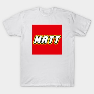 MATT - Personalized LEGO Name T-Shirt